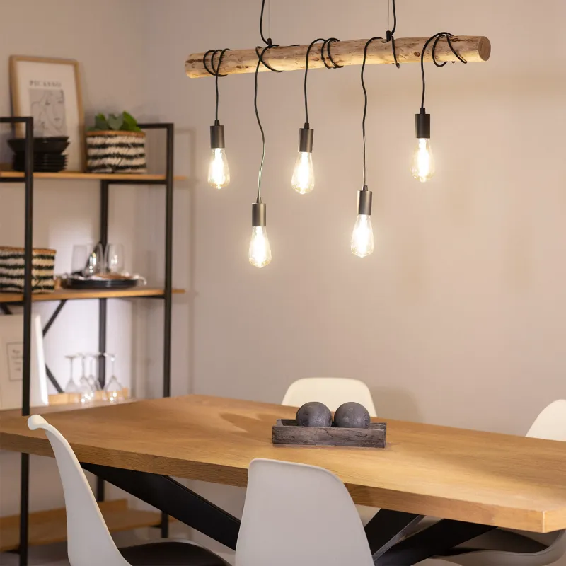plafonnier-5-suspensions-culot-e27-bois-fils-blanc-ou-noir