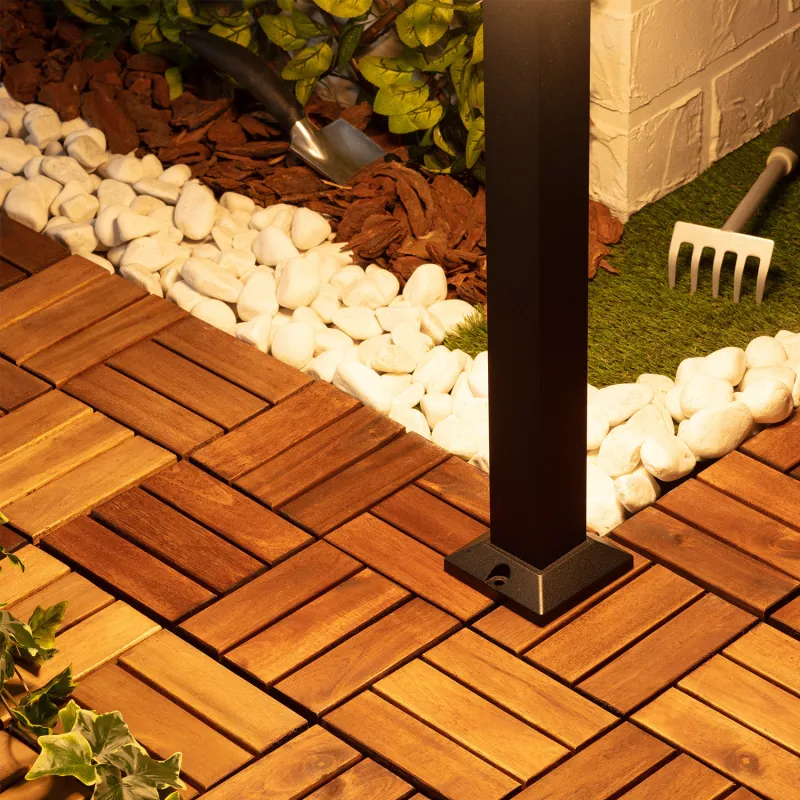 borne-potelet-60cm-a-fixer-led-12w-ip54-jardin-3000k-850-lumens