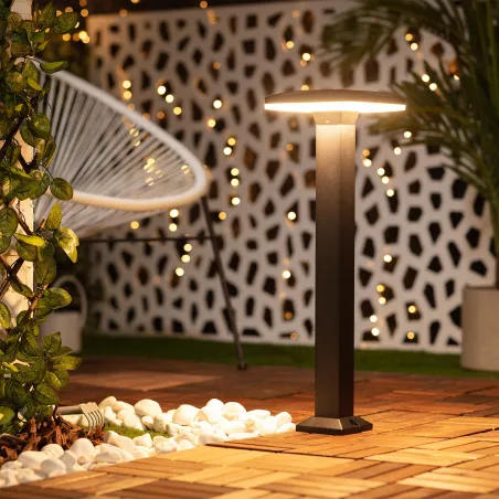 borne-potelet-60cm-a-fixer-led-12w-ip54-jardin-3000k-850-lumens