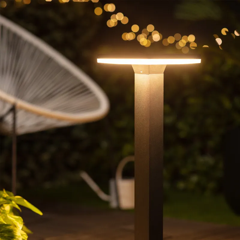 borne-potelet-60cm-a-fixer-led-12w-ip54-jardin-3000k-850-lumens