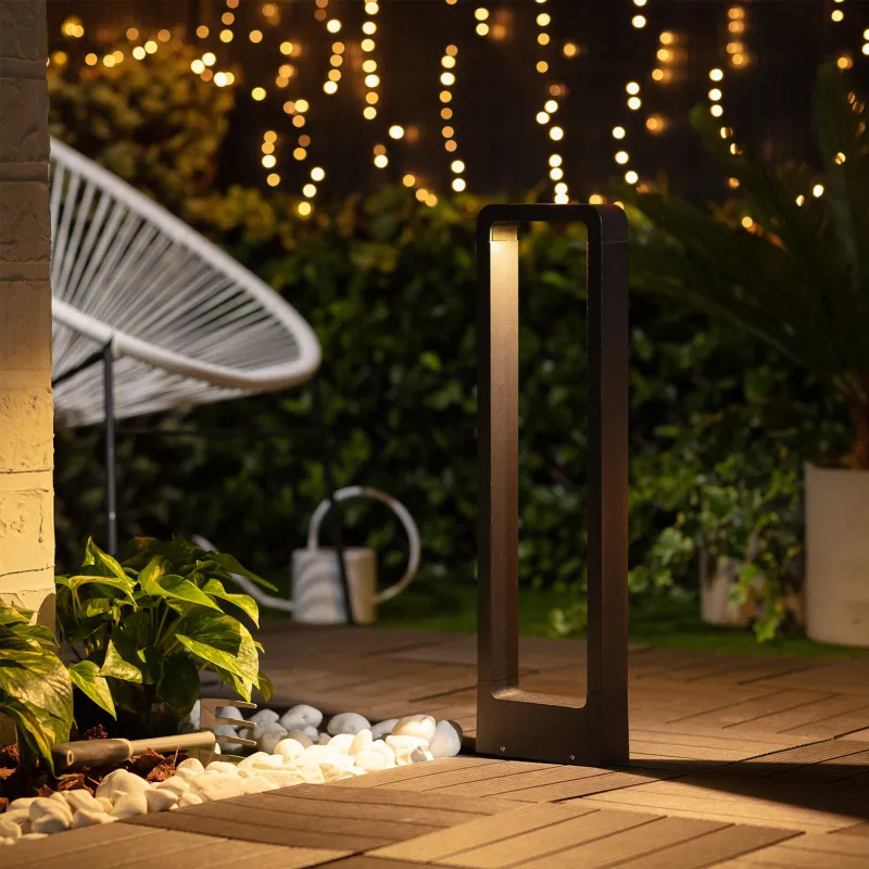 borne-potelet-60cm-a-fixer-led-7w-ip54-jardin-3000k-750-lumens