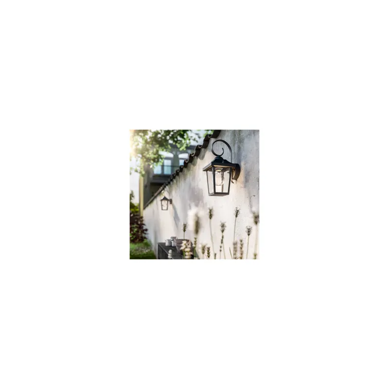 applique-exterieur-philips-noire-ip44-culot-e27