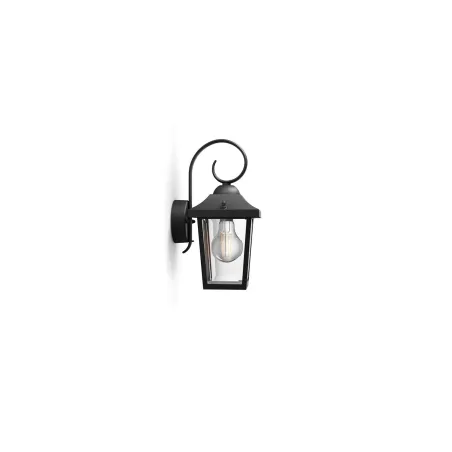 applique-exterieur-philips-noire-ip44-culot-e27