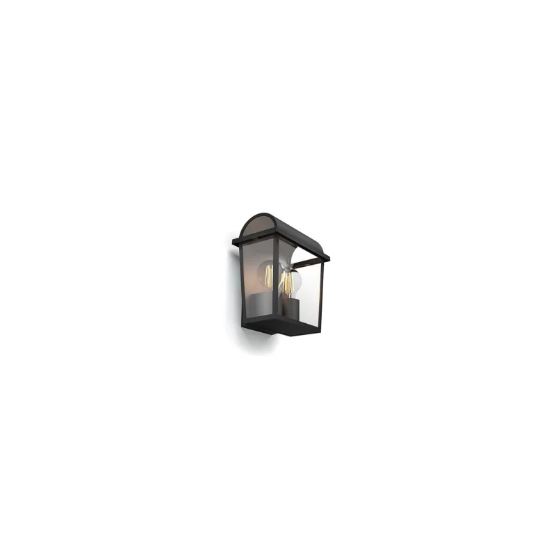applique-exterieur-philips-noire-ip44-double-culot-e27