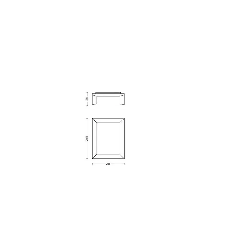 applique-exterieur-philips-6w-led-ip44-gris-anthracite-