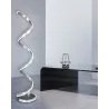 Lampadaire Intérieur Métal Nickel mat 230V. LED 2300+3000+4000K 4000lm.