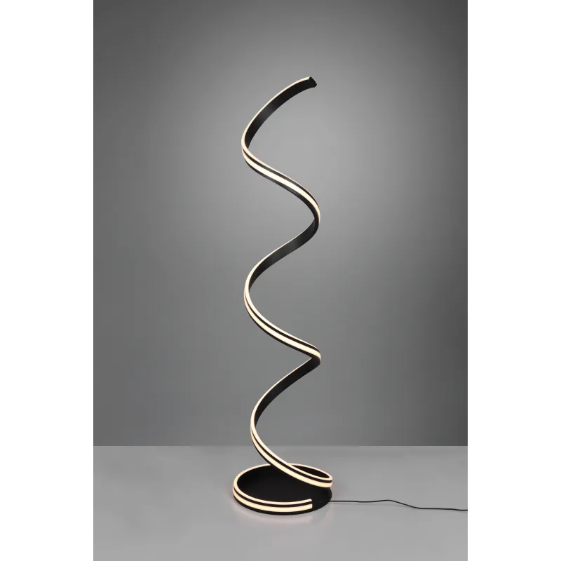 Lampadaire Intérieur Métal noir mat 230V. LED 2300+3000+4000K 4000lm.