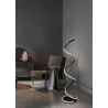 Lampadaire Intérieur Métal noir mat 230V. LED 2300+3000+4000K 4000lm.