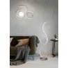 Lampadaire Intérieur Métal Blanc mat 230V. LED 2700+4000+6000K 2700lm.