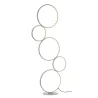 Lampadaire Intérieur Métal argent 230V. LED 3000K 4700lm.
