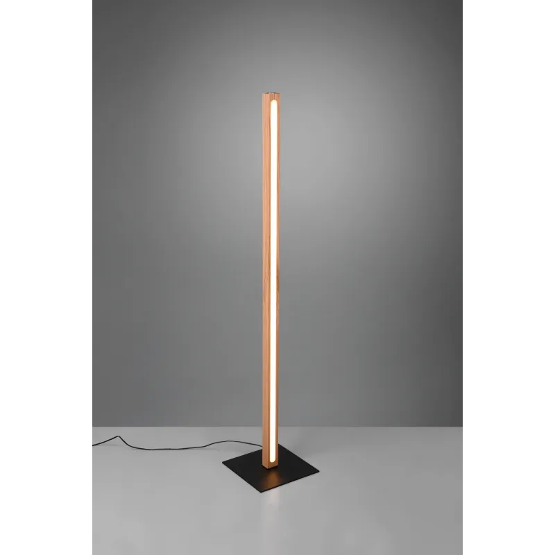 Lampadaire Intérieur Bois naturel naturel 230V. LED 3000K 2300lm.