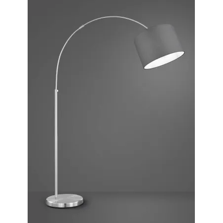 Lampadaire Intérieur Métal Nickel mat 230V.