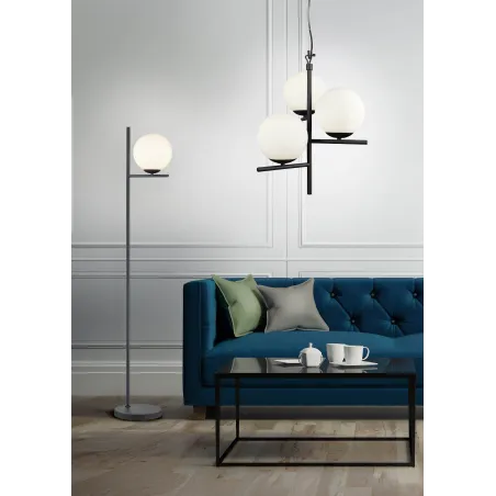 Lampadaire Intérieur Métal noir mat 230V.