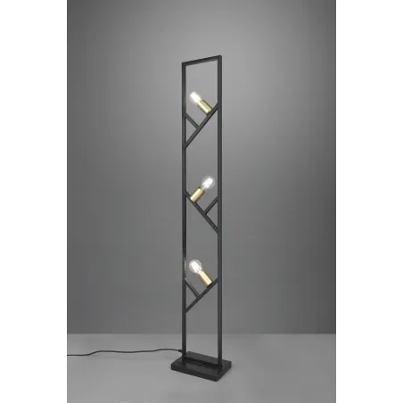 Lampadaire Intérieur Métal noir mat 230V.