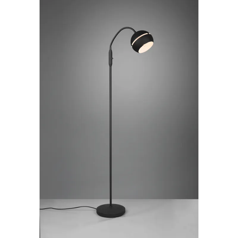 Lampadaire Intérieur Métal noir mat 230V.