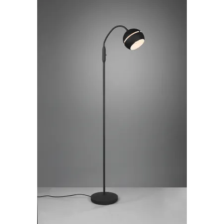 Lampadaire Intérieur Métal noir mat 230V.