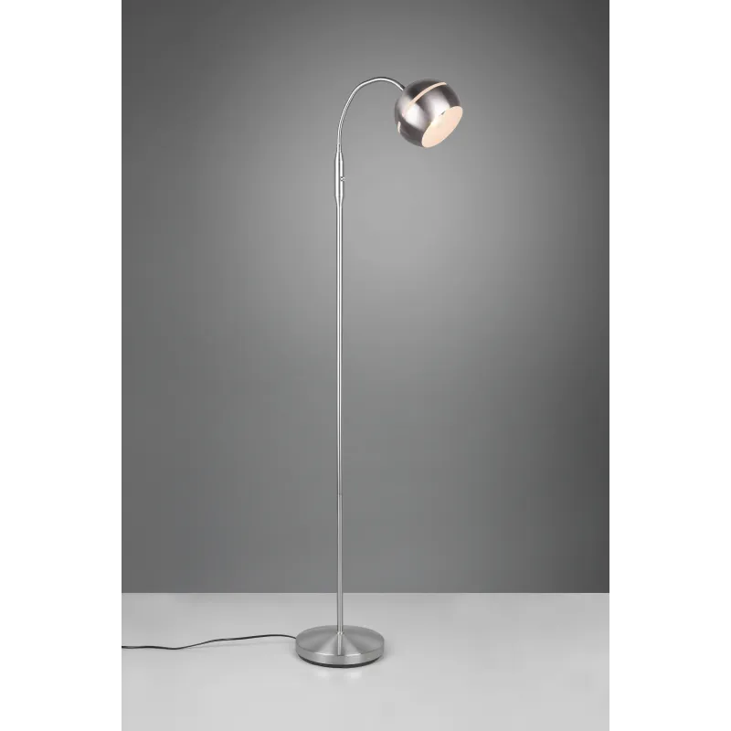 Lampadaire Intérieur Métal Nickel mat 230V.