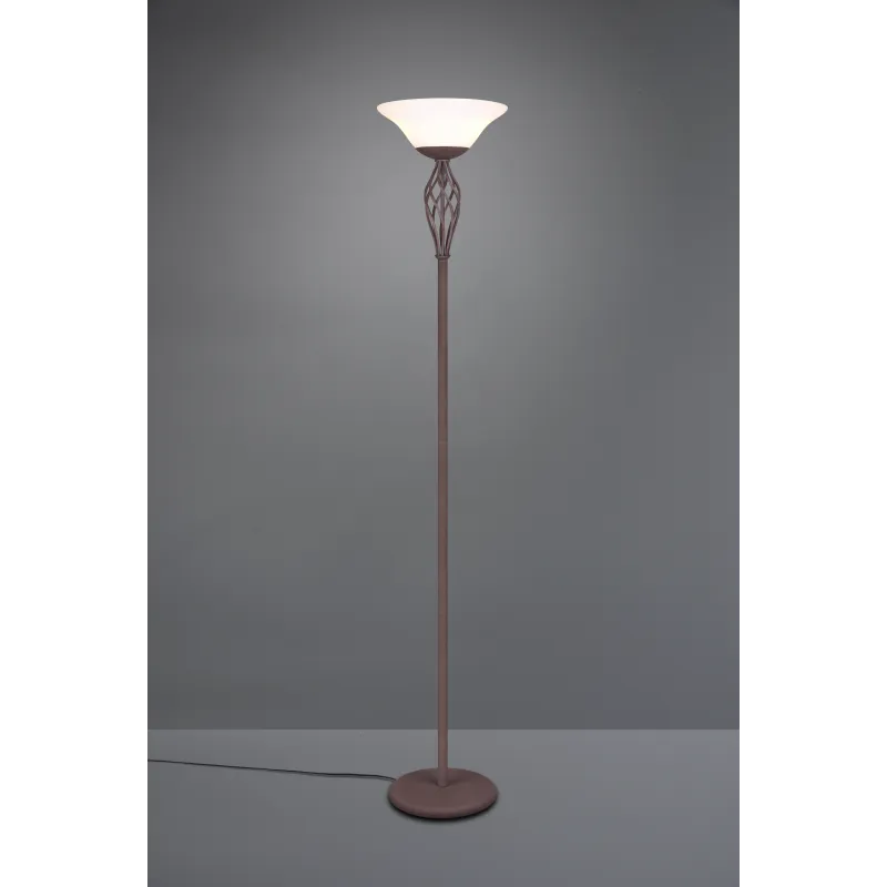 Lampadaire Intérieur Métal rouille 230V.