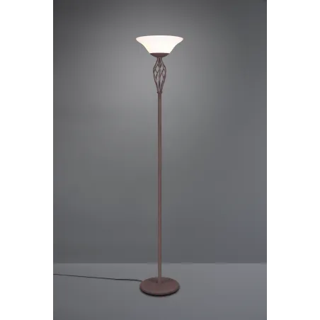 Lampadaire Intérieur Métal rouille 230V.
