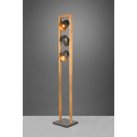 Lampadaire Intérieur Métal Nickel antique 230V.