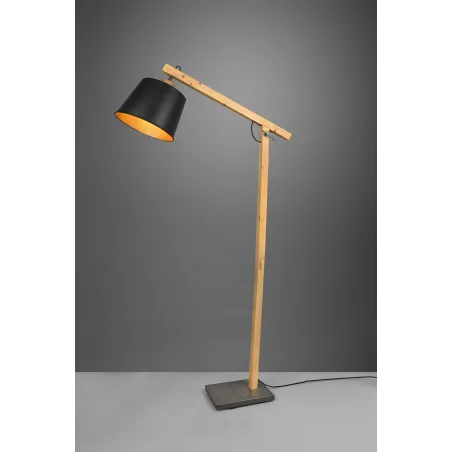Lampadaire Intérieur Métal noir mat 230V.