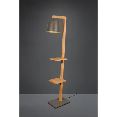 Lampadaire Intérieur Bois naturel naturel 230V.