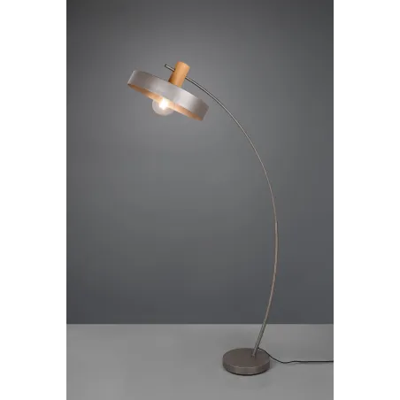 Lampadaire Intérieur Métal Nickel antique 230V.