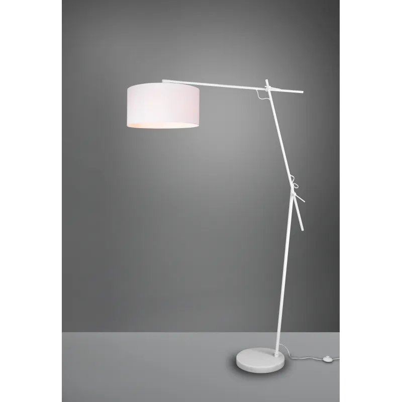 Lampadaire Intérieur Métal Blanc mat 230V.