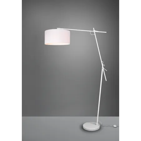 Lampadaire Intérieur Métal Blanc mat 230V.