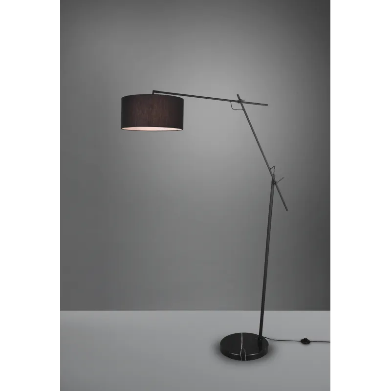 Lampadaire Intérieur Métal noir mat 230V.
