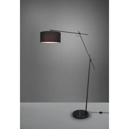 Lampadaire Intérieur Métal noir mat 230V.