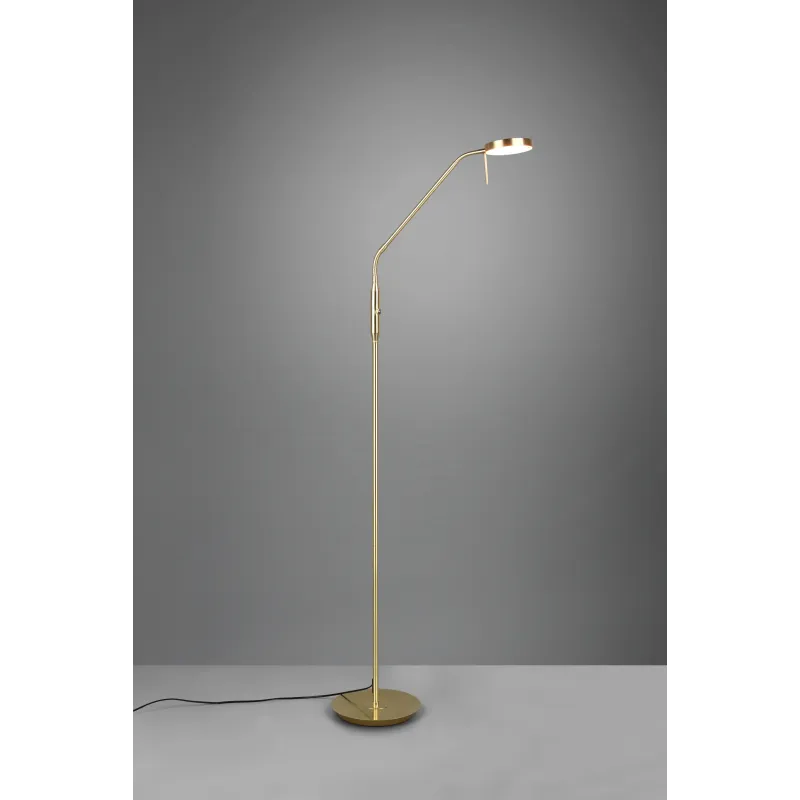 Lampadaire Intérieur Métal Laiton mat 230V. LED 2300+3000+4000K 1400lm.