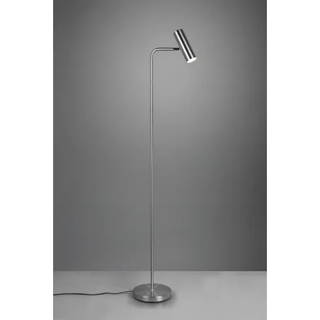 Lampadaire Intérieur Métal Nickel mat 230V.