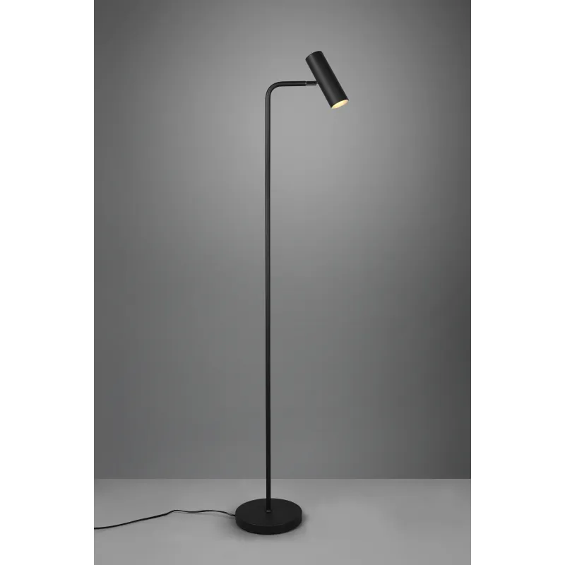 Lampadaire Intérieur Métal noir mat 230V.