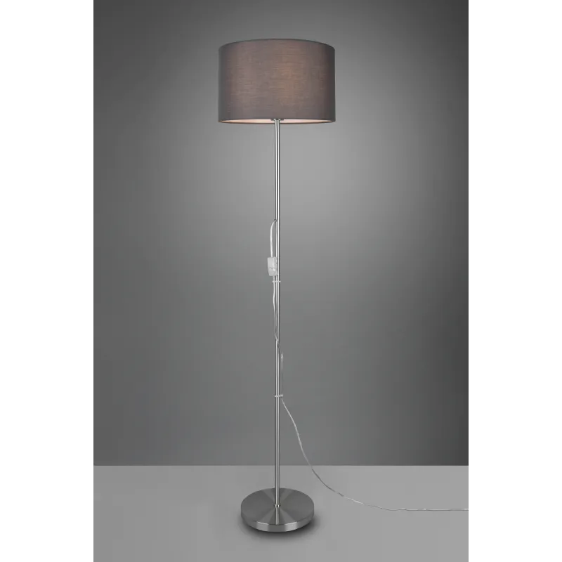 Lampadaire Intérieur Métal Nickel mat 230V.