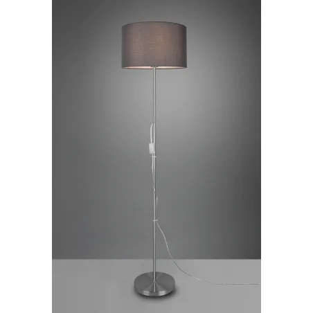 Lampadaire Intérieur Métal Nickel mat 230V.