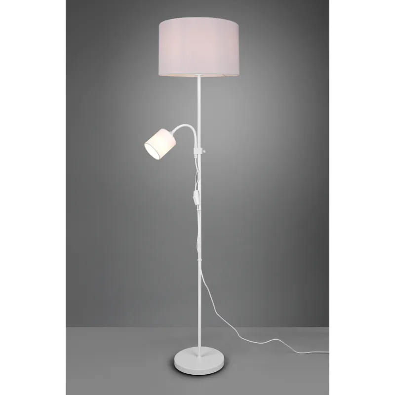 Lampadaire Intérieur Métal Blanc 230V.