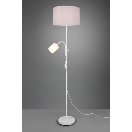 Lampadaire Intérieur Métal Blanc 230V.