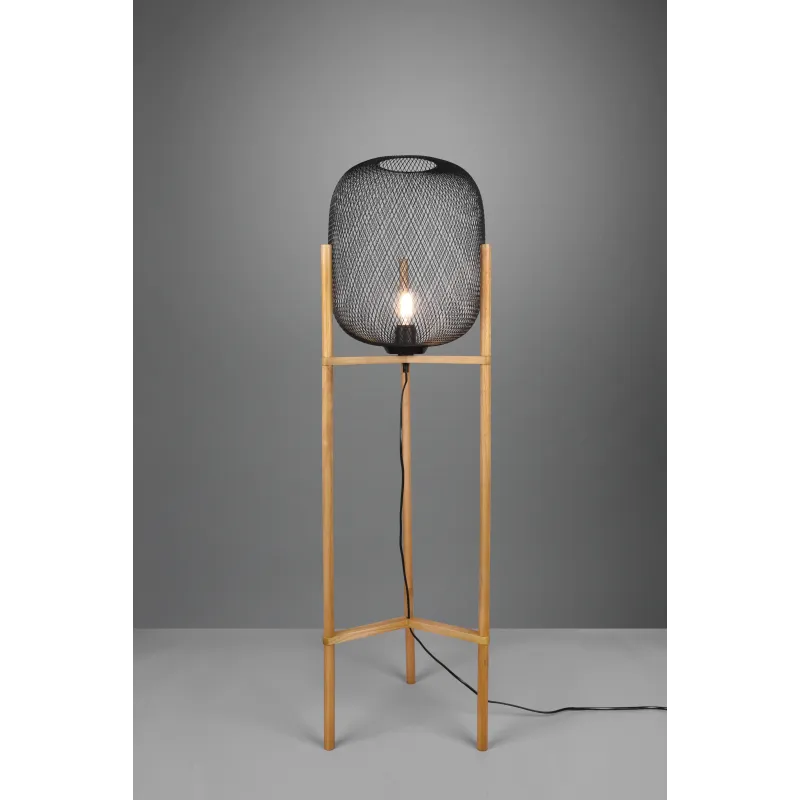 Lampadaire Intérieur Métal noir mat 230V.