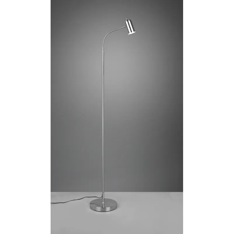 Lampadaire Intérieur Métal Nickel mat 230V.
