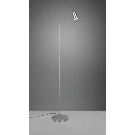 Lampadaire Intérieur Métal Nickel mat 230V.