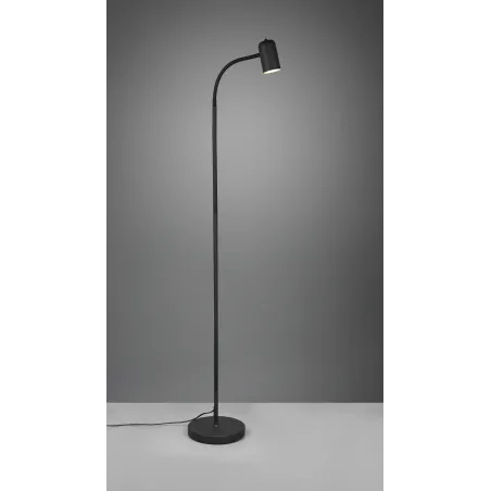 Lampadaire Intérieur Métal noir mat 230V.