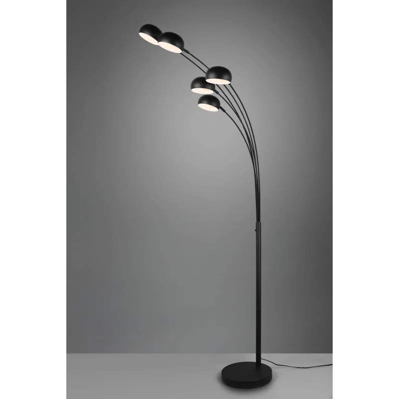 Lampadaire Intérieur Métal noir mat 230V.