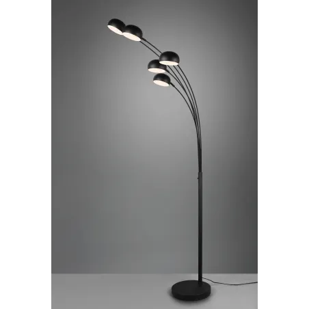 Lampadaire Intérieur Métal noir mat 230V.