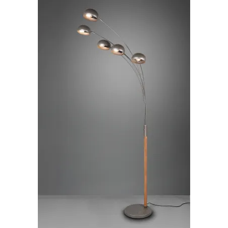 Lampadaire Intérieur Métal Nickel antique 230V.