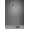 Lampadaire Intérieur Métal Nickel antique 230V.