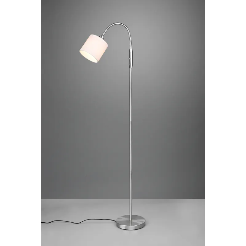 Lampadaire Intérieur Métal Nickel mat 230V.
