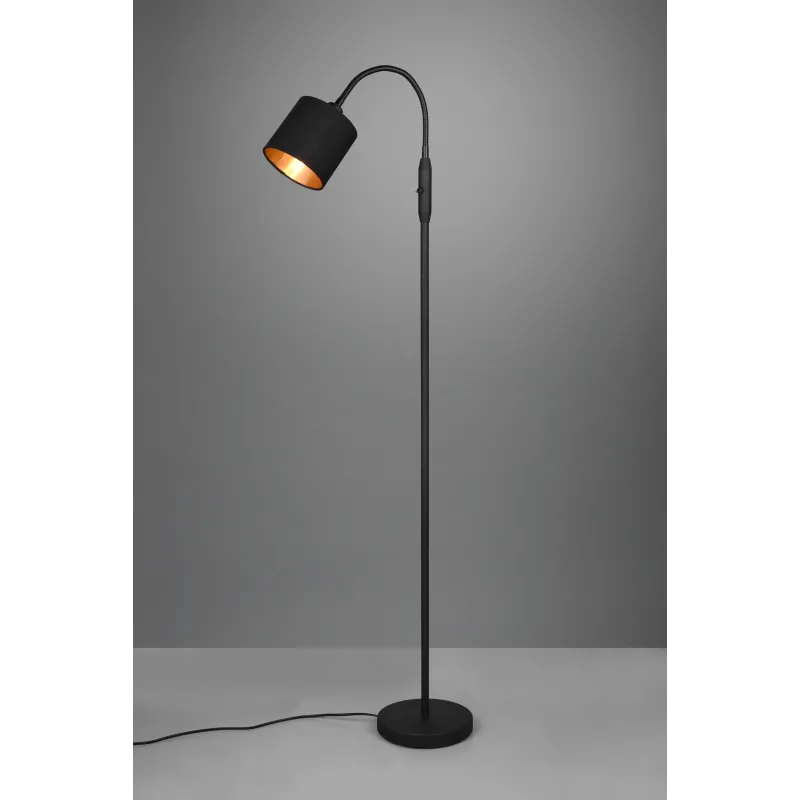Lampadaire Intérieur Métal noir mat 230V.