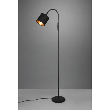 Lampadaire Intérieur Métal noir mat 230V.