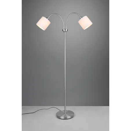 Lampadaire Intérieur Métal Nickel mat 230V.
